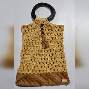 Handmade Crochet Bag with Tassel